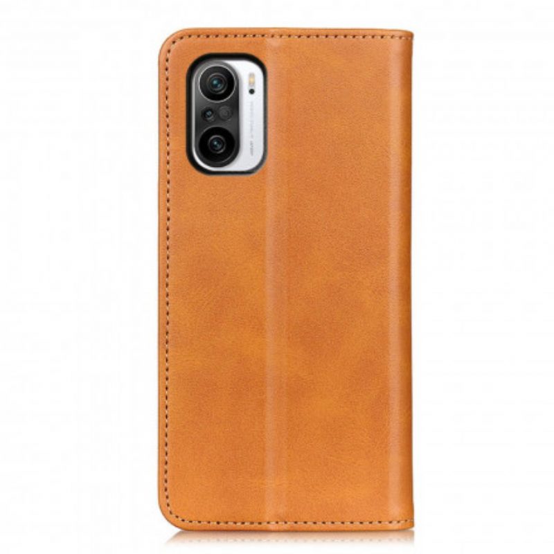 Folio Cover Xiaomi Mi 11i 5G Custodia in pelle Pelle Crosta Eleganza