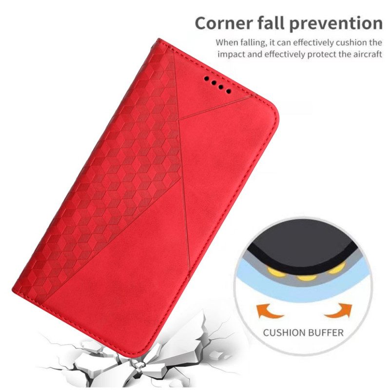 Folio Cover Xiaomi Mi 11i 5G Custodia in pelle Geo Effetto Pelle