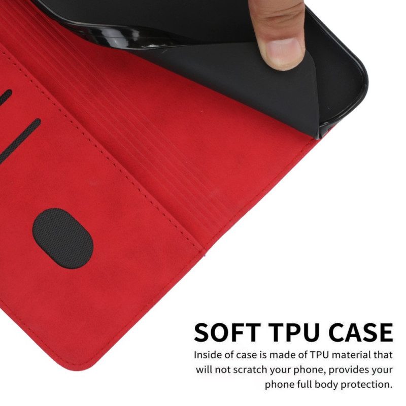 Folio Cover Xiaomi Mi 11i 5G Custodia in pelle Geo Effetto Pelle