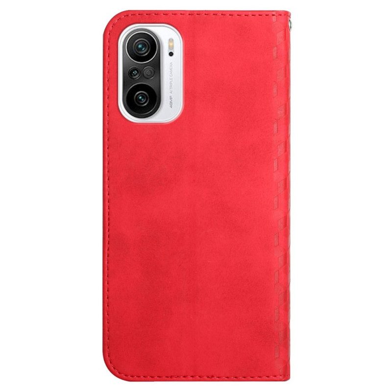 Folio Cover Xiaomi Mi 11i 5G Custodia in pelle Geo Effetto Pelle