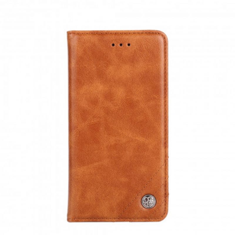 Folio Cover Xiaomi Mi 11i 5G Custodia in pelle Rivetto In Pelle Stile