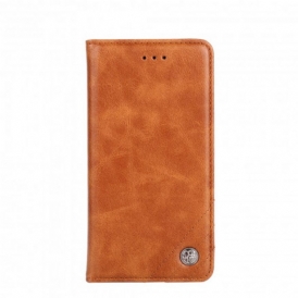 Folio Cover Xiaomi Mi 11i 5G Custodia in pelle Rivetto In Pelle Stile