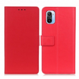 Folio Cover Xiaomi Mi 11i 5G Semplice Effetto Pelle