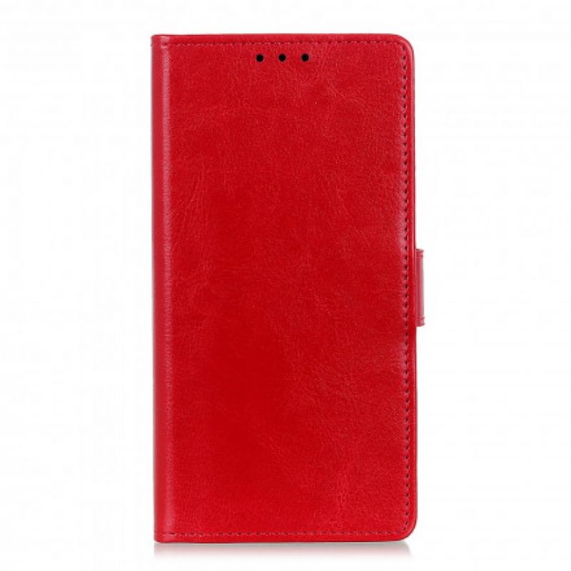 Folio Cover Xiaomi Mi 11i 5G Semplice Effetto Pelle Lucida