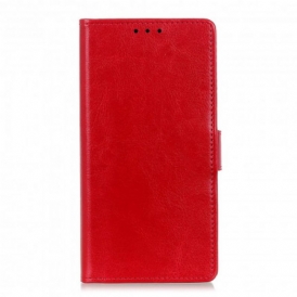 Folio Cover Xiaomi Mi 11i 5G Semplice Effetto Pelle Lucida