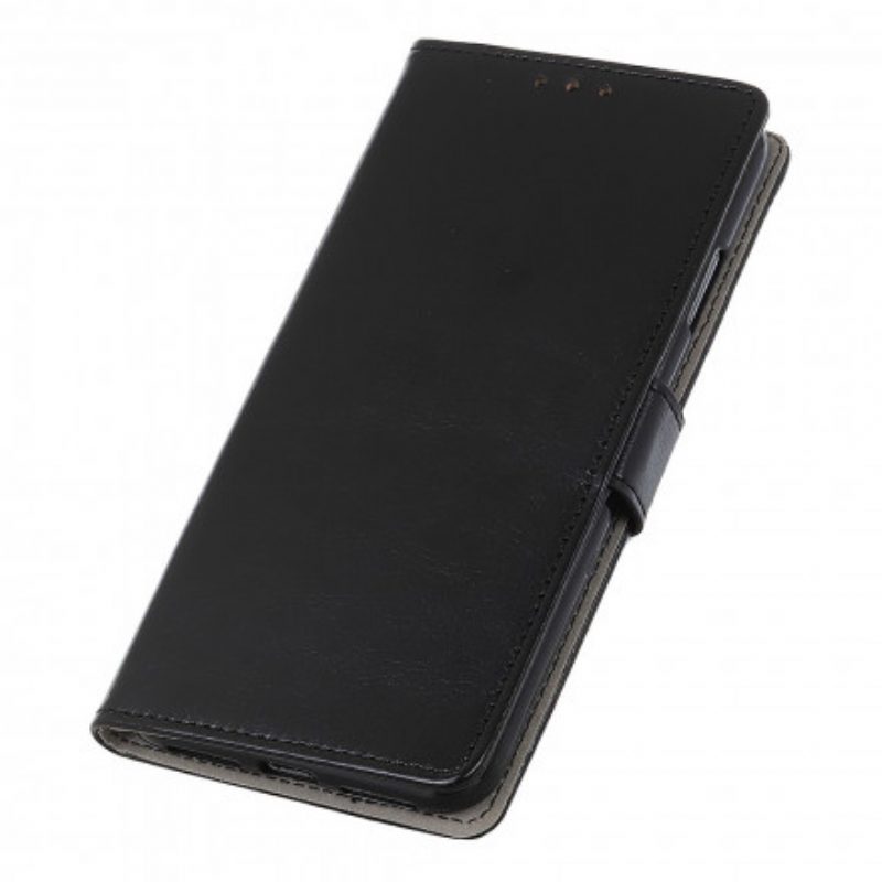 Folio Cover Xiaomi Mi 11i 5G Semplice Effetto Pelle Lucida