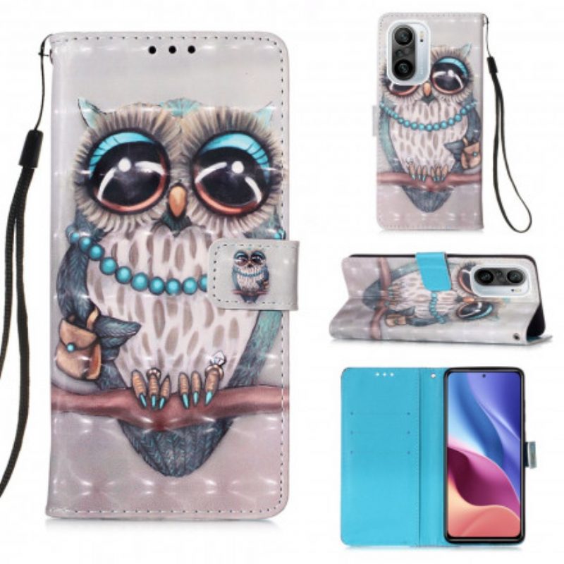 Folio Cover Xiaomi Mi 11i 5G Signorina Gufo