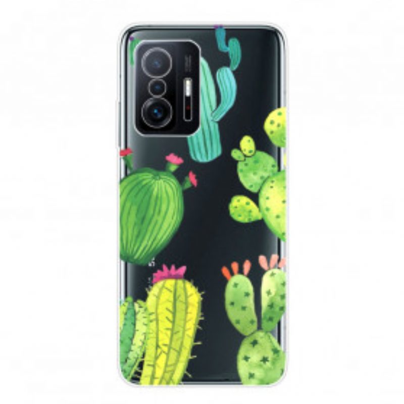 Cover Xiaomi 11T / 11T Pro Cactus Dell'acquerello