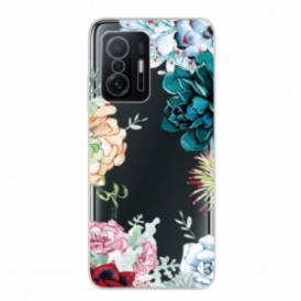 Cover Xiaomi 11T / 11T Pro Fiori Dell'acquerello Senza Soluzione Di Continuità