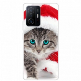 Cover Xiaomi 11T / 11T Pro Gatto Di Natale