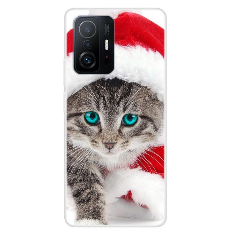 Cover Xiaomi 11T / 11T Pro Gatto Di Natale