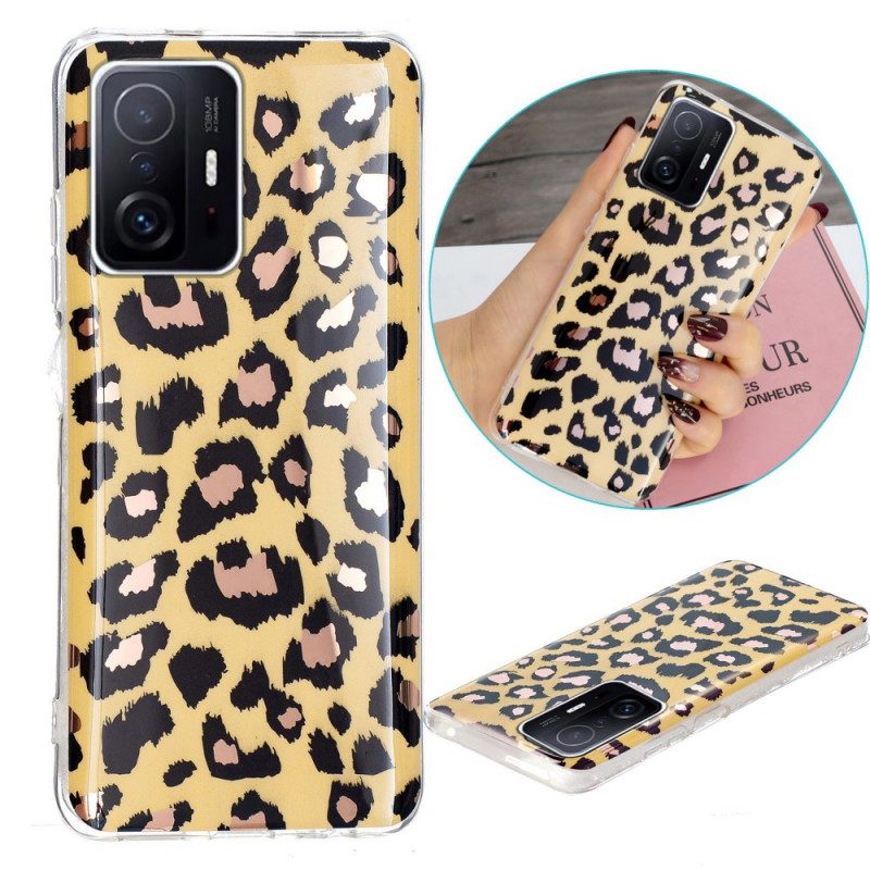 Cover Xiaomi 11T / 11T Pro Marmo Stile Leopardo