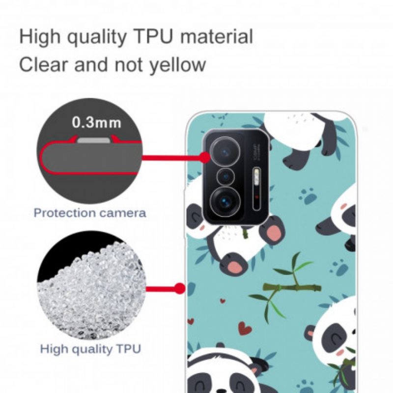 Cover Xiaomi 11T / 11T Pro Mazzo Di Panda