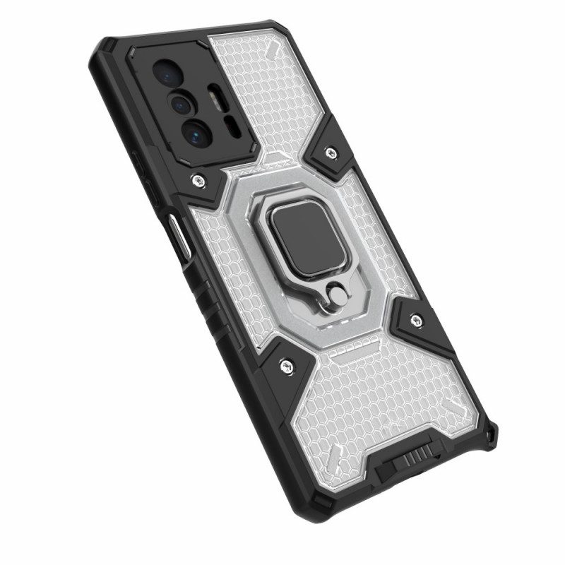 Cover Xiaomi 11T / 11T Pro Nido D'ape Con Anello