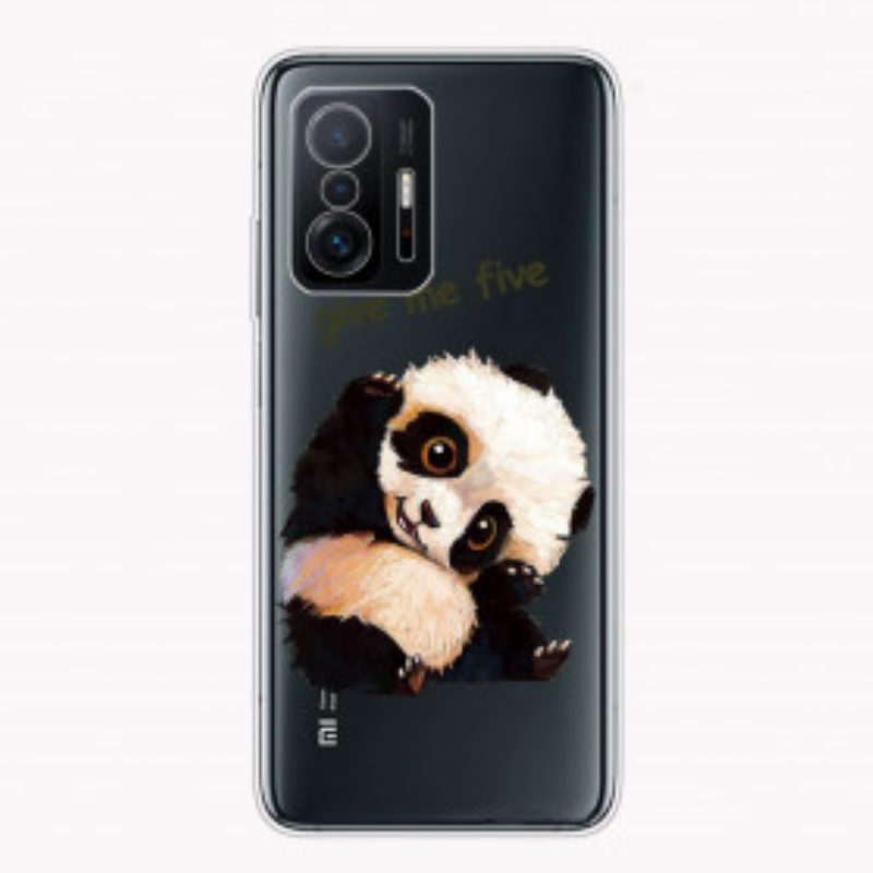 Cover Xiaomi 11T / 11T Pro Panda Senza Soluzione Di Continuità Dammi Cinque