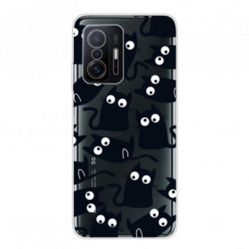 Cover Xiaomi 11T / 11T Pro Più Gatti Neri