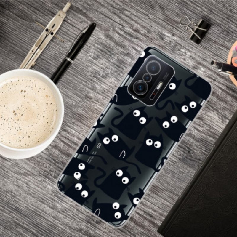 Cover Xiaomi 11T / 11T Pro Più Gatti Neri