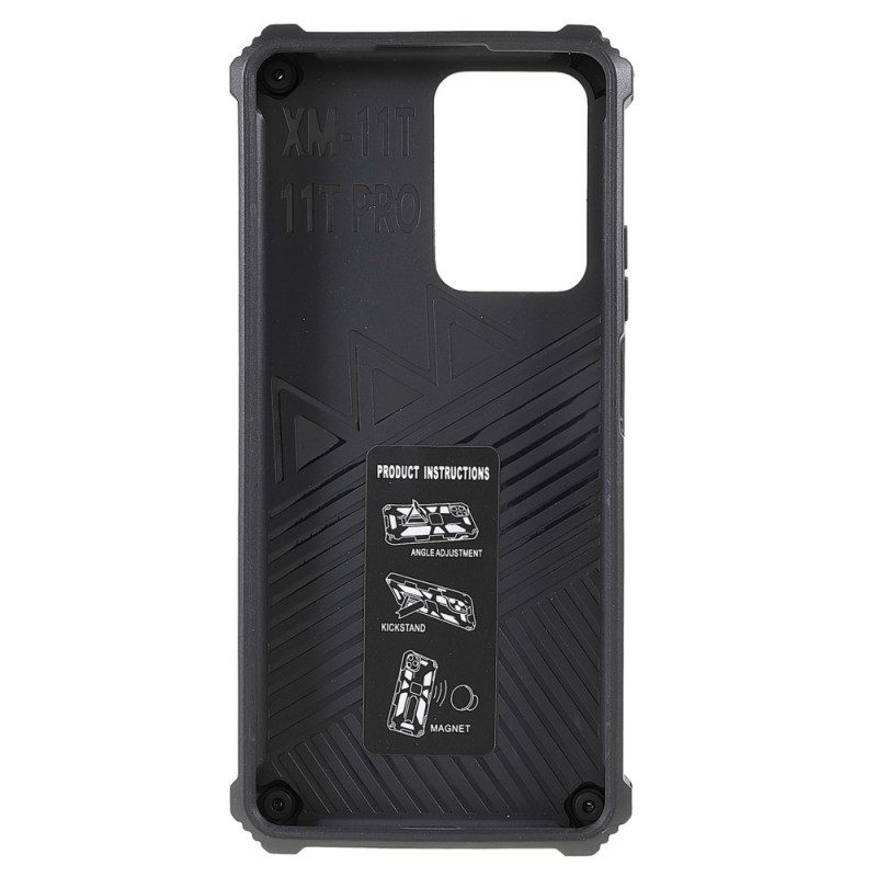 Cover Xiaomi 11T / 11T Pro Supporto Removibile Bicolore