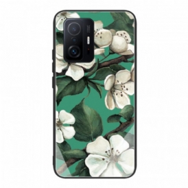 Cover Xiaomi 11T / 11T Pro Vetro Temperato Albero Fiorito