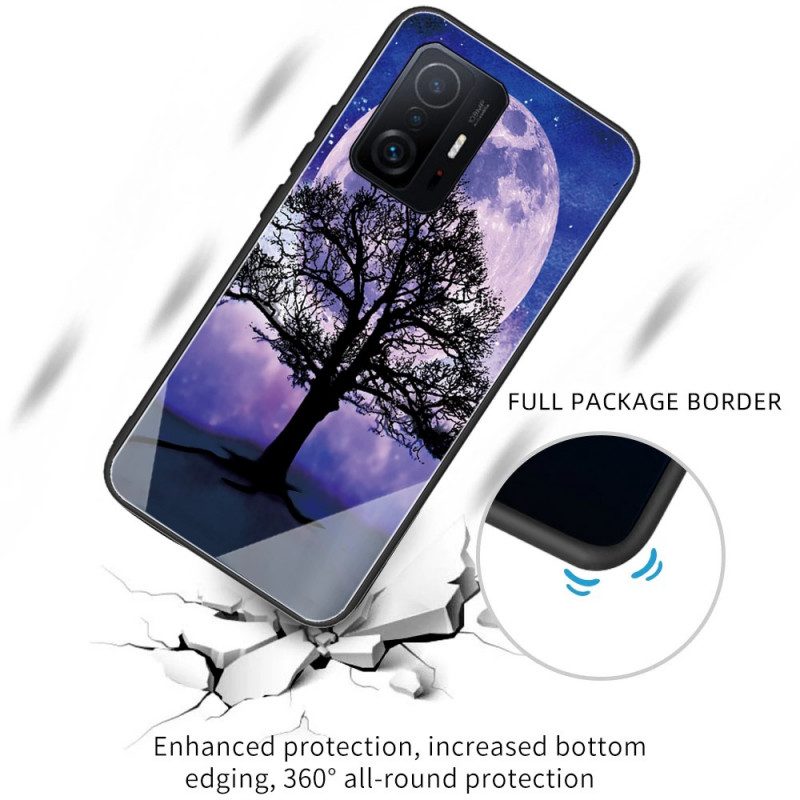 Cover Xiaomi 11T / 11T Pro Vetro Temperato Dell'albero Del Mondo