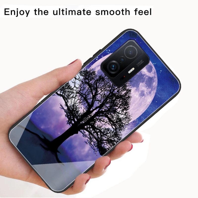 Cover Xiaomi 11T / 11T Pro Vetro Temperato Dell'albero Del Mondo