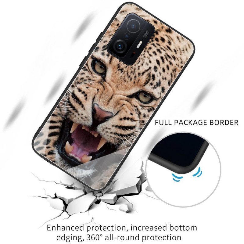 Cover Xiaomi 11T / 11T Pro Vetro Temperato Leopardo