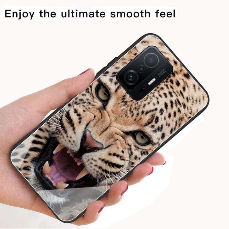 Cover Xiaomi 11T / 11T Pro Vetro Temperato Leopardo