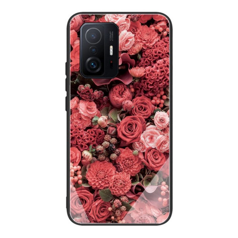 Cover Xiaomi 11T / 11T Pro Vetro Temperato Rose Flowers