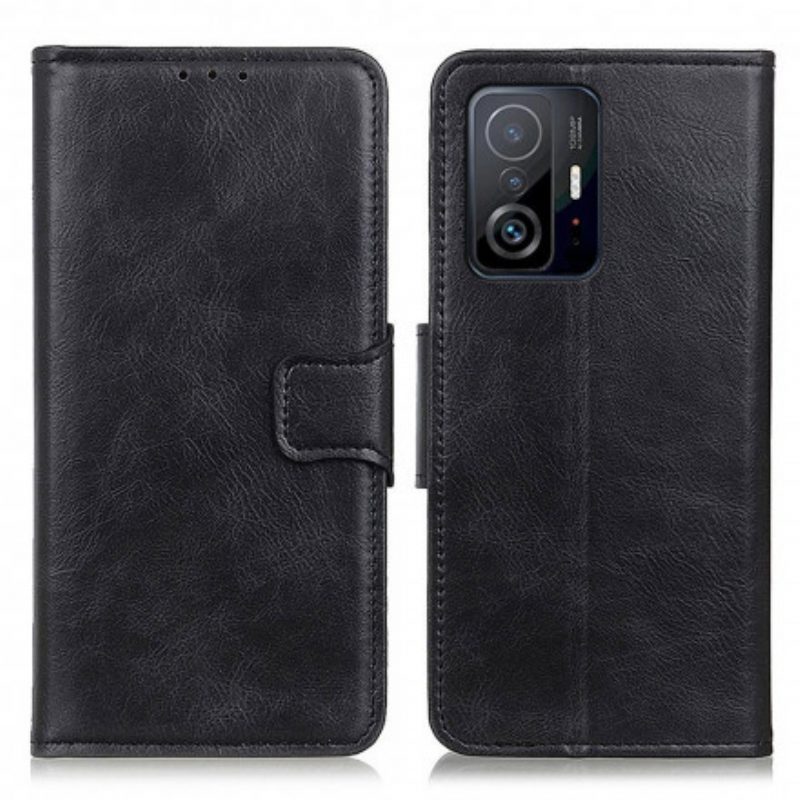 Custodia in pelle Xiaomi 11T / 11T Pro Chiusura Reversibile Effetto Pelle