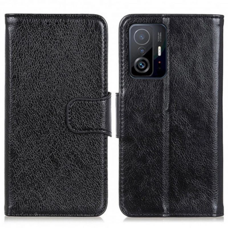 Custodia in pelle Xiaomi 11T / 11T Pro Crosta Di Nappa