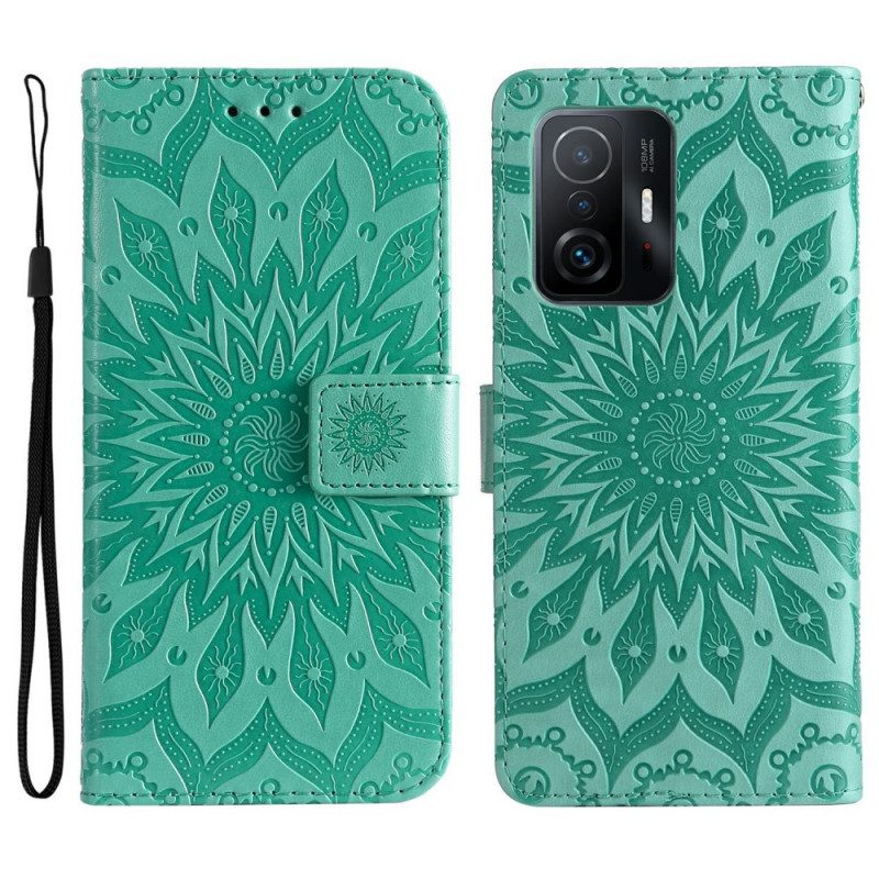 Custodia in pelle Xiaomi 11T / 11T Pro Fiore Del Sole