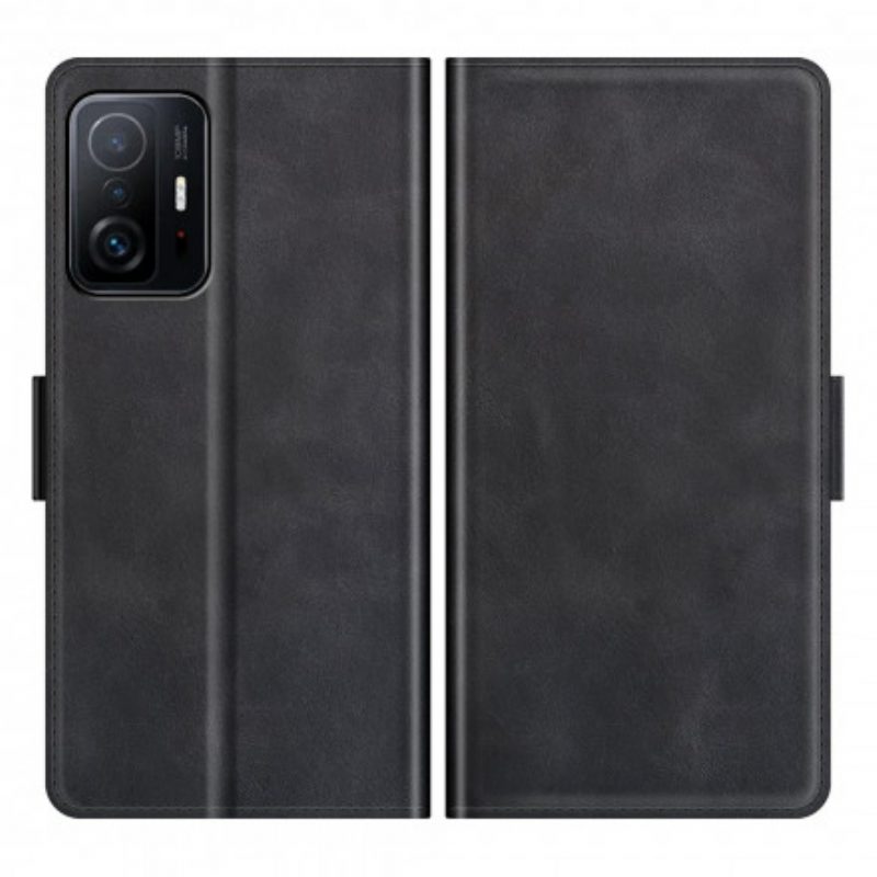 Custodia in pelle Xiaomi 11T / 11T Pro Folio Cover Doppia Patta Classica