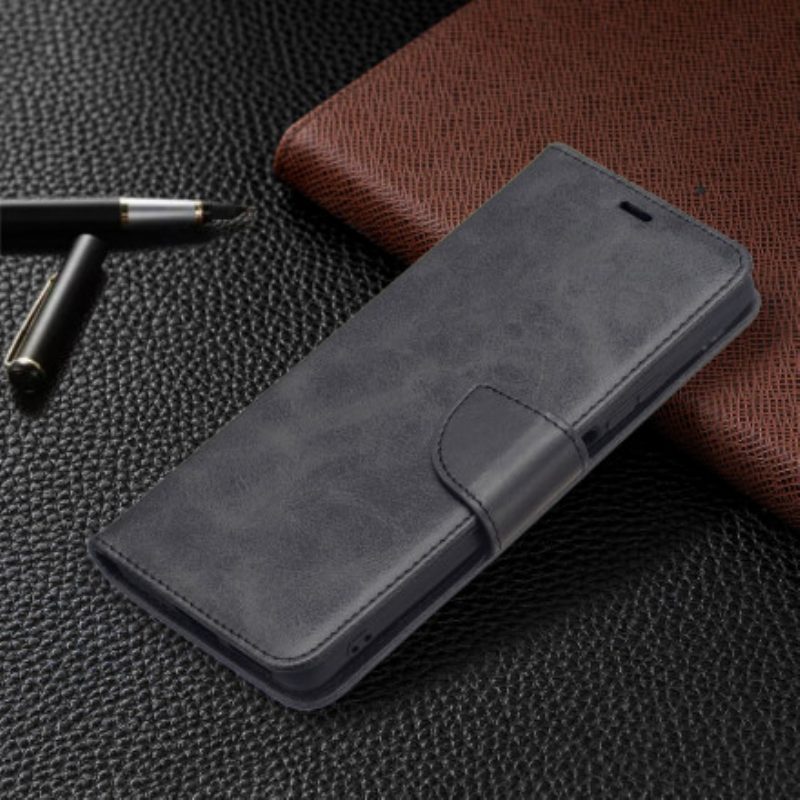 Custodia in pelle Xiaomi 11T / 11T Pro Folio Cover Lembo Liscio Obliquo