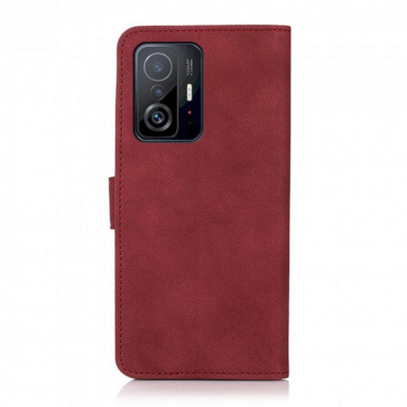 Custodia in pelle Xiaomi 11T / 11T Pro Khazneh Moda Effetto Pelle