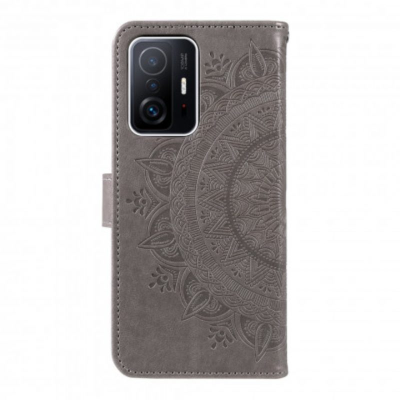 Custodia in pelle Xiaomi 11T / 11T Pro Mandala Del Sole