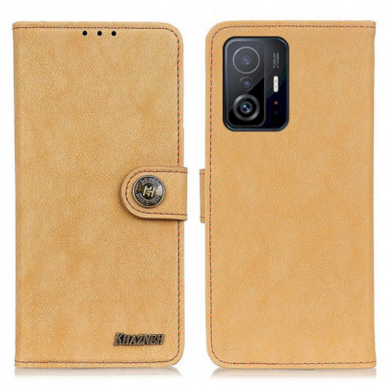 Custodia in pelle Xiaomi 11T / 11T Pro Similpelle Khazneh