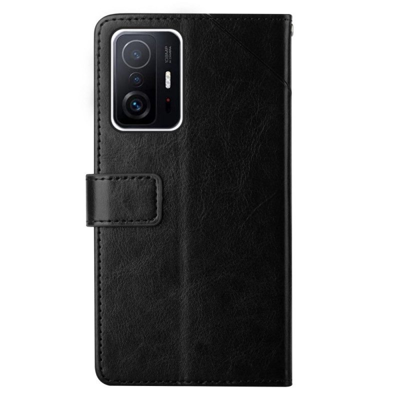 Custodia in pelle Xiaomi 11T / 11T Pro Stile Pelle Geo Y Design