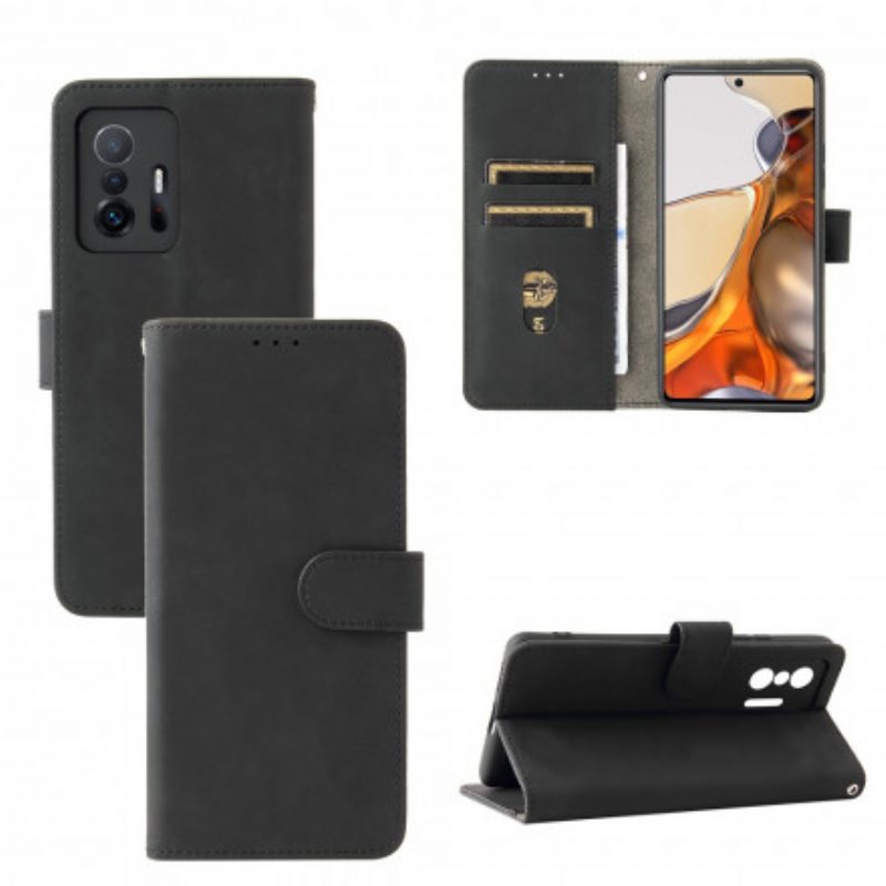 Custodia in pelle Xiaomi 11T / 11T Pro Tocco Di Pelle