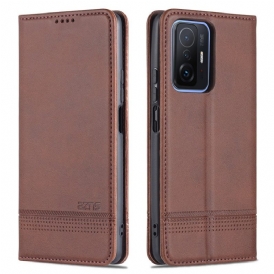 Folio Cover Xiaomi 11T / 11T Pro Custodia in pelle Azns Ecopelle