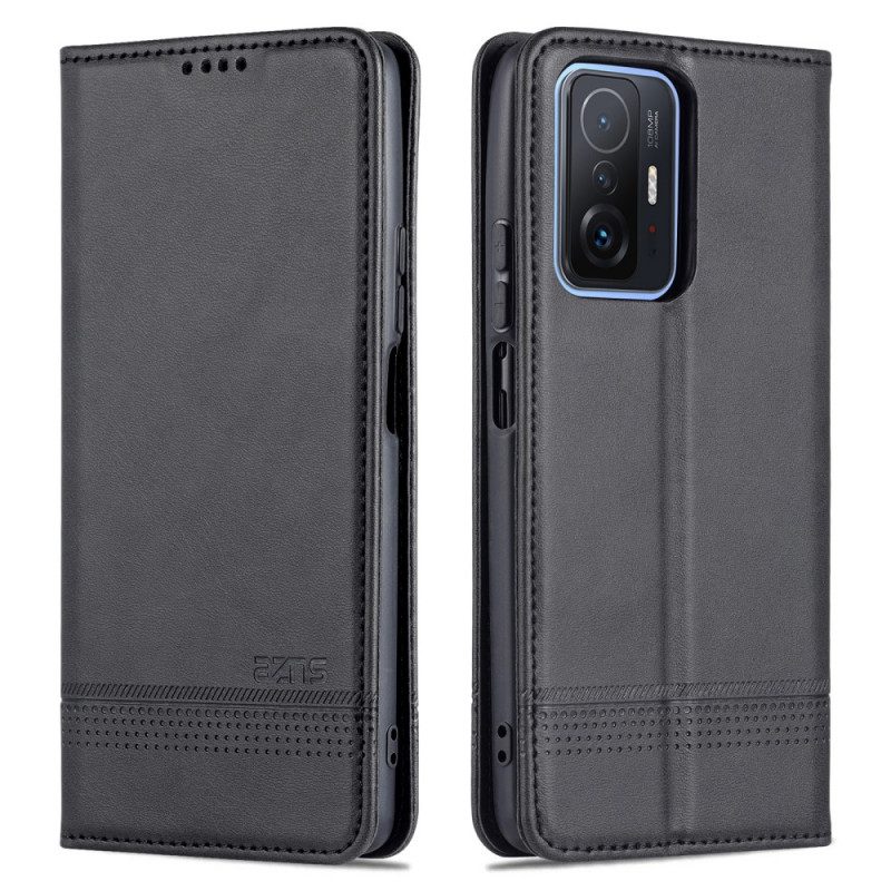 Folio Cover Xiaomi 11T / 11T Pro Custodia in pelle Azns Ecopelle