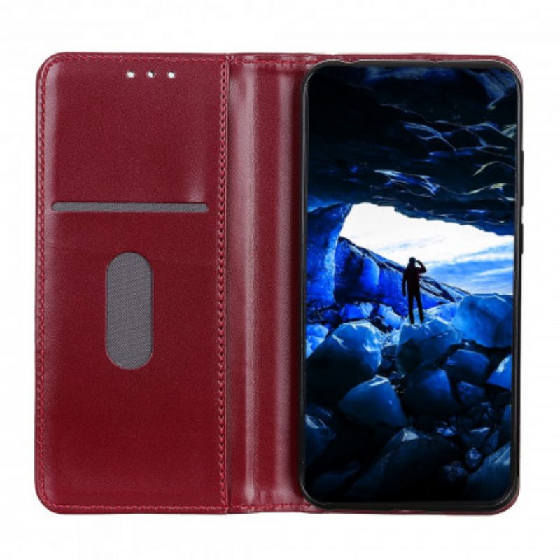 Folio Cover Xiaomi 11T / 11T Pro Custodia in pelle Cuoio Spaccato