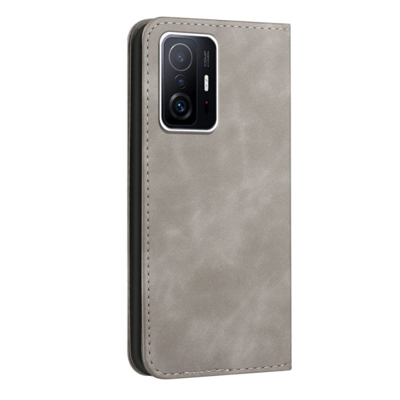 Folio Cover Xiaomi 11T / 11T Pro Custodia in pelle Stile S In Pelle