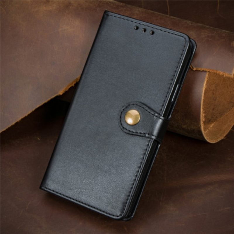 Folio Cover Xiaomi 11T / 11T Pro Ecopelle E Chiusura Vintage