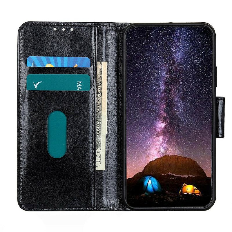 Custodia in pelle Samsung Galaxy Note 10 Lite Classico Effetto Pelle