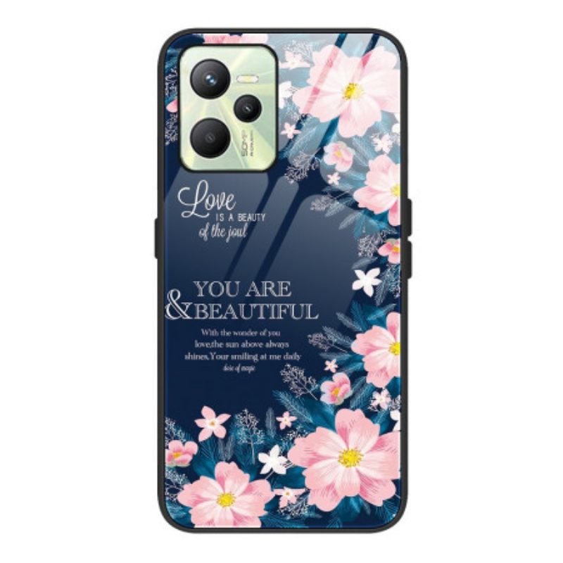 Cover Realme C35 Amore Fiori Rosa