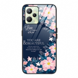 Cover Realme C35 Amore Fiori Rosa