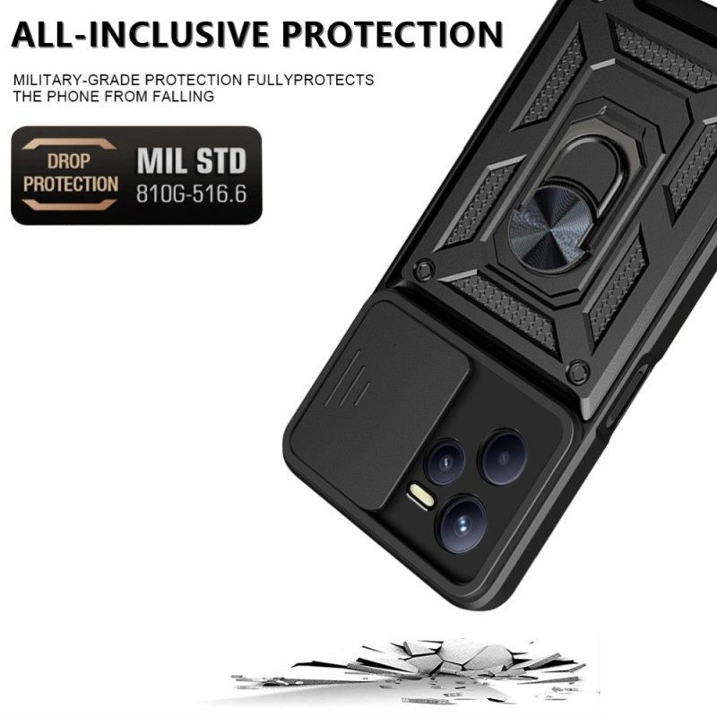 Cover Realme C35 Camshield Con Anello Magnetico