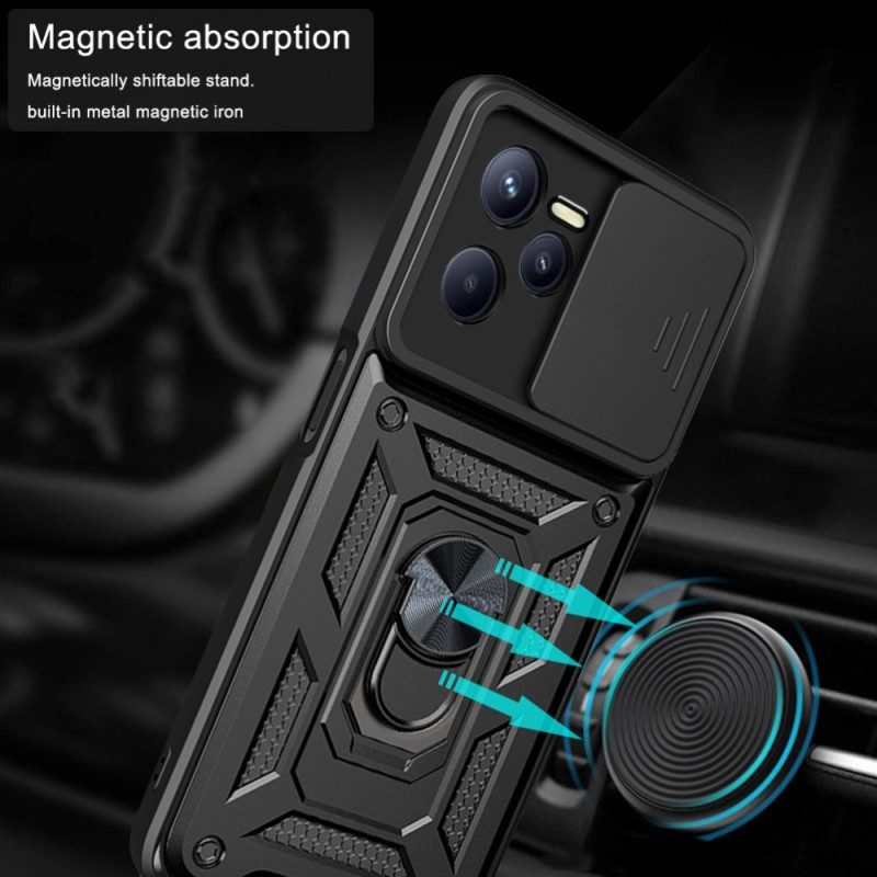 Cover Realme C35 Camshield Con Anello Magnetico