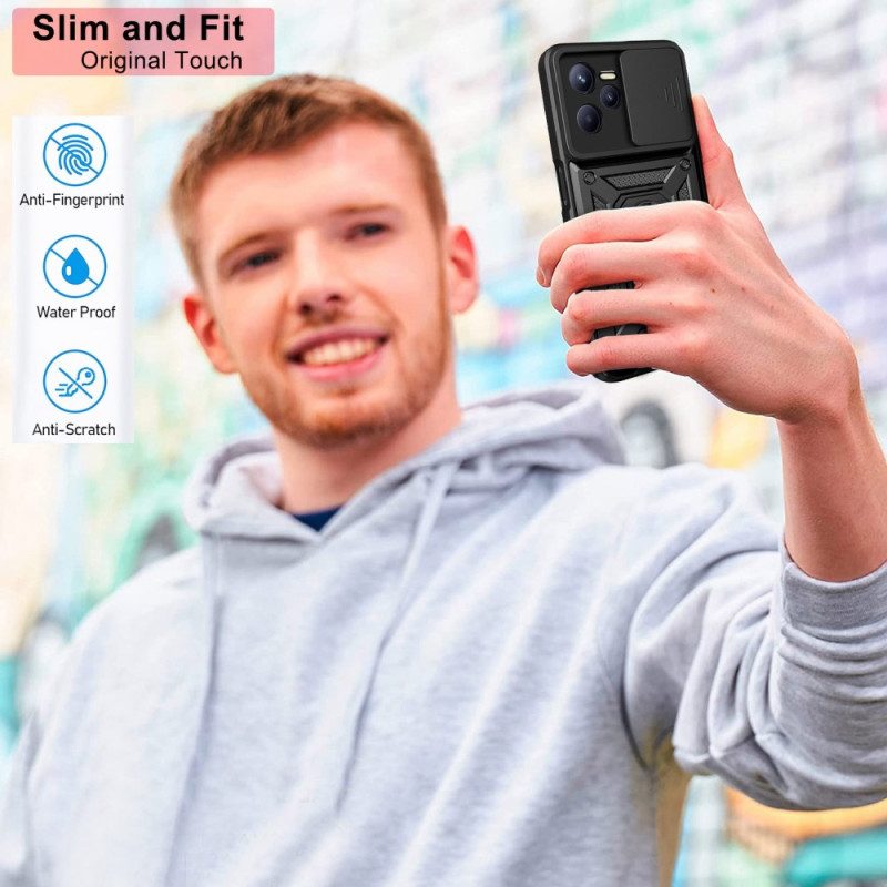 Cover Realme C35 Camshield Con Anello Magnetico