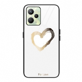 Cover Realme C35 Cuore In Vetro Temperato